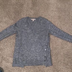 Michael Kora gray sweater
